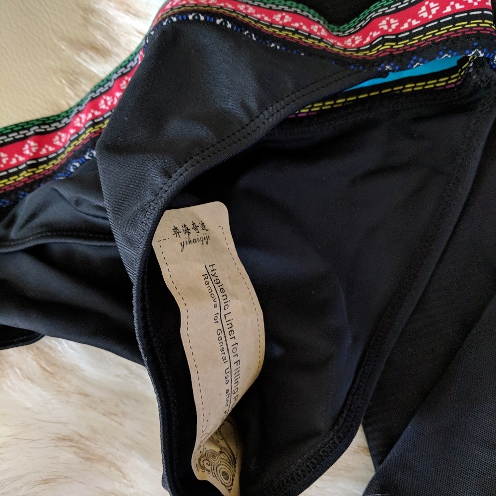 Two piece Drape Swim - Picture 3 of 3